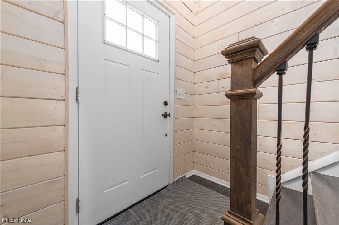 22900 Mastick Road Fairview Park, OH 44126 - Photo 3 of 50 Foyer with wooden walls