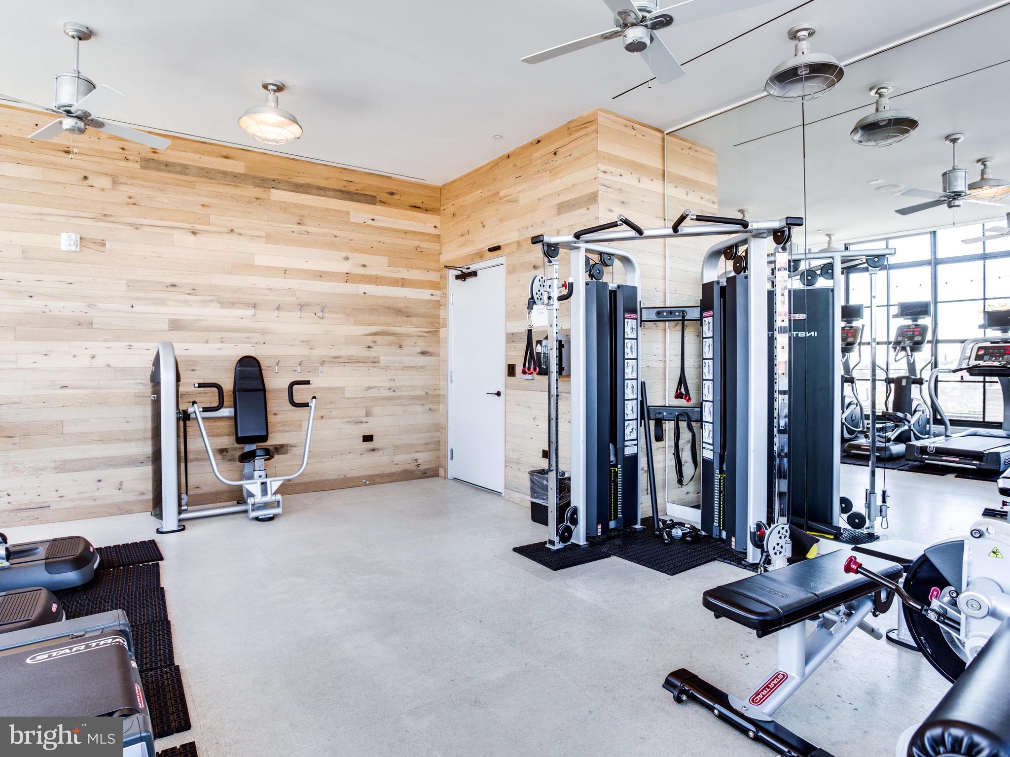 2030 8th Street Northwest, Unit 503 Washington, DC 20001 - Photo 24 of 31 a view of a room with gym equipment