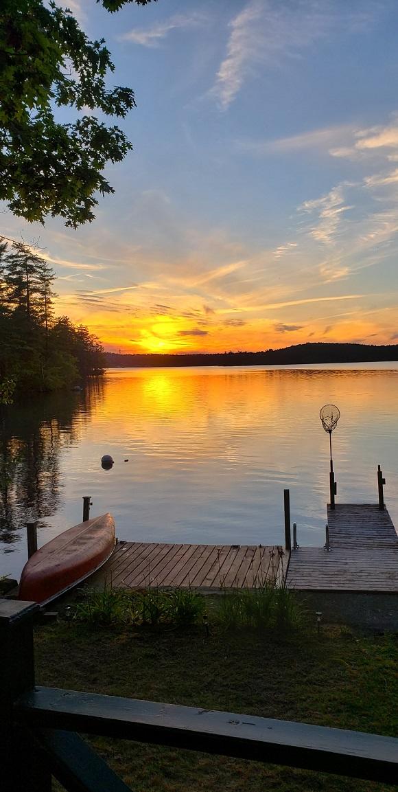56 Thomas Pond Terrace Road Raymond, ME 04071 - Photo 2 of 13 sunset 2