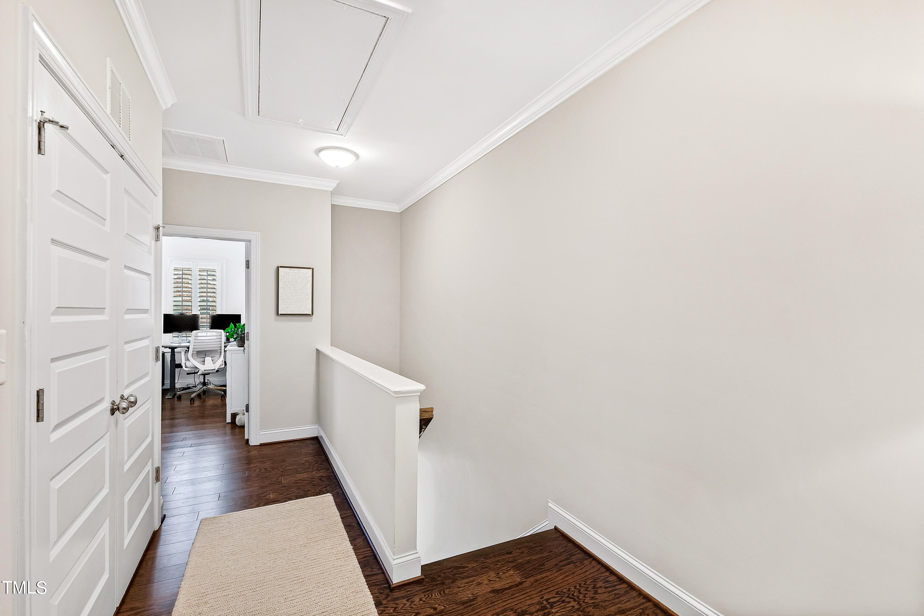 525 Ledbetter Court Raleigh, NC 27608 - Photo 33 of 45 a view of a kitchen from the hallway
