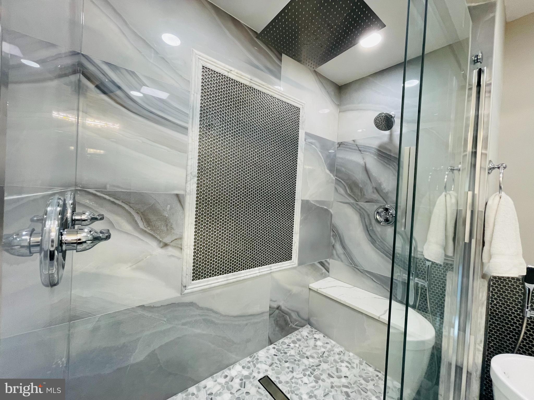 6378 English Ivy Way Springfield, VA 22152 - Photo 29 of 49 Dual Walk-in Shower with Rain Shower