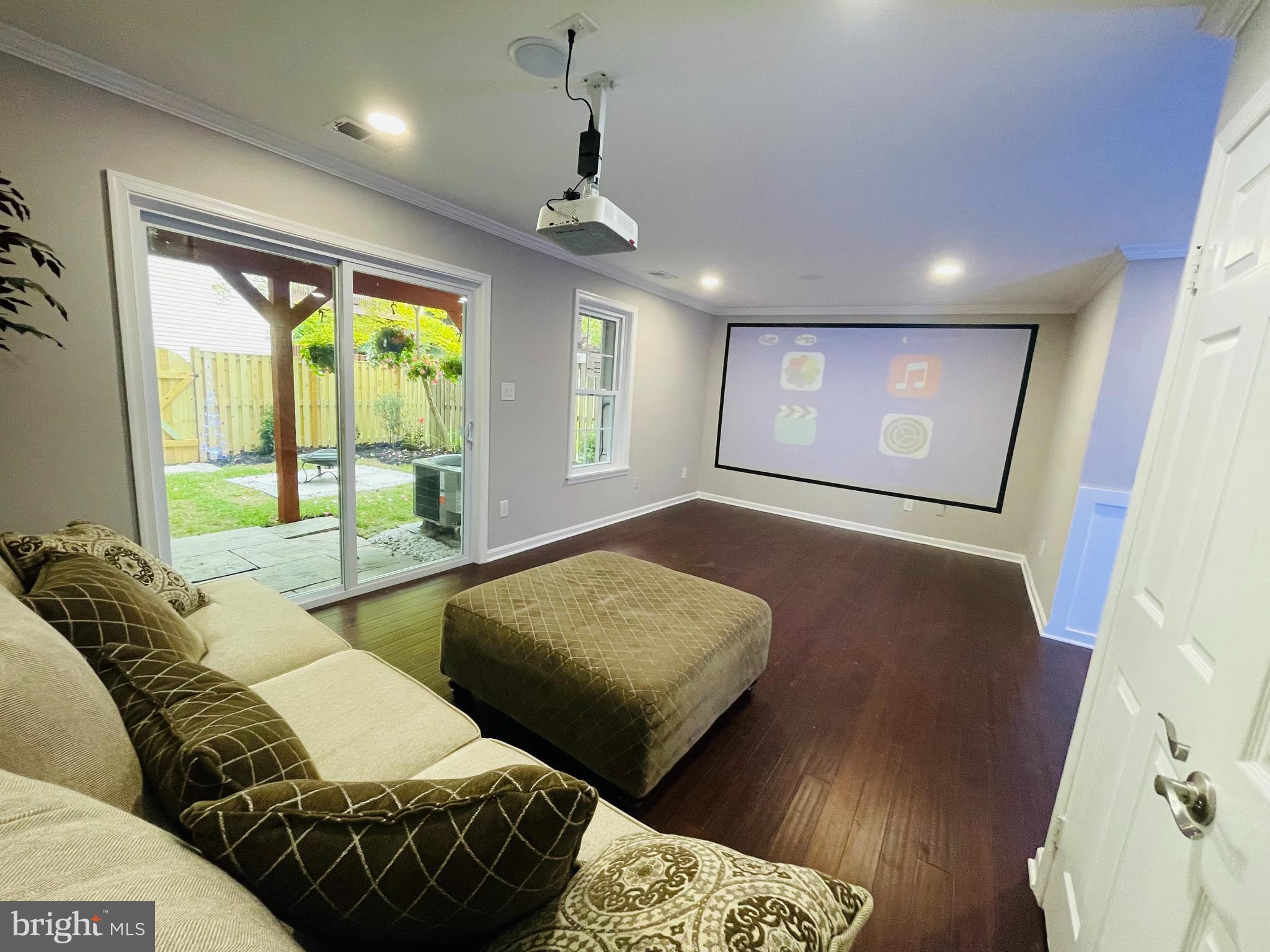 6378 English Ivy Way Springfield, VA 22152 - Photo 43 of 49 Home Theatre w/ Built-in Ceiling Mounted Speakers