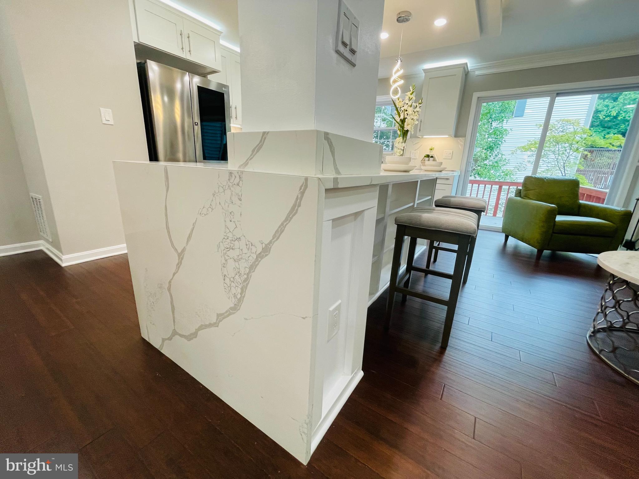 6378 English Ivy Way Springfield, VA 22152 - Photo 8 of 49 Island with Waterfall