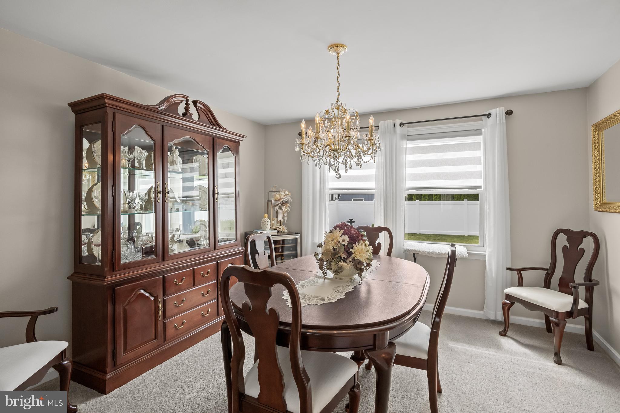 52 Yale Road Marlton, NJ 08053 - Photo 10 of 39 a view of a dining room with furniture window and outside view