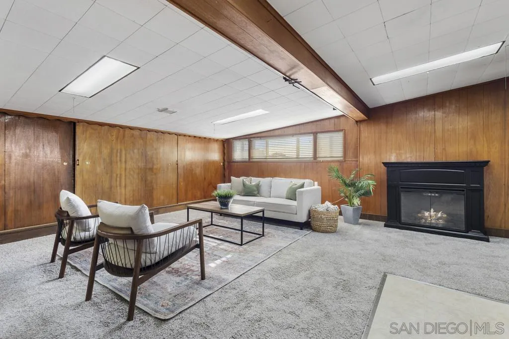 856 Oneonta Avenue Imperial Beach, CA 91932 - Photo 15 of 34 a living room with furniture and a fireplace