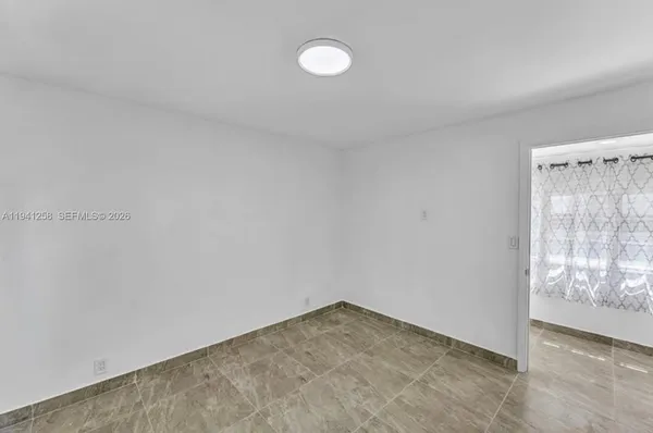 a view of empty room