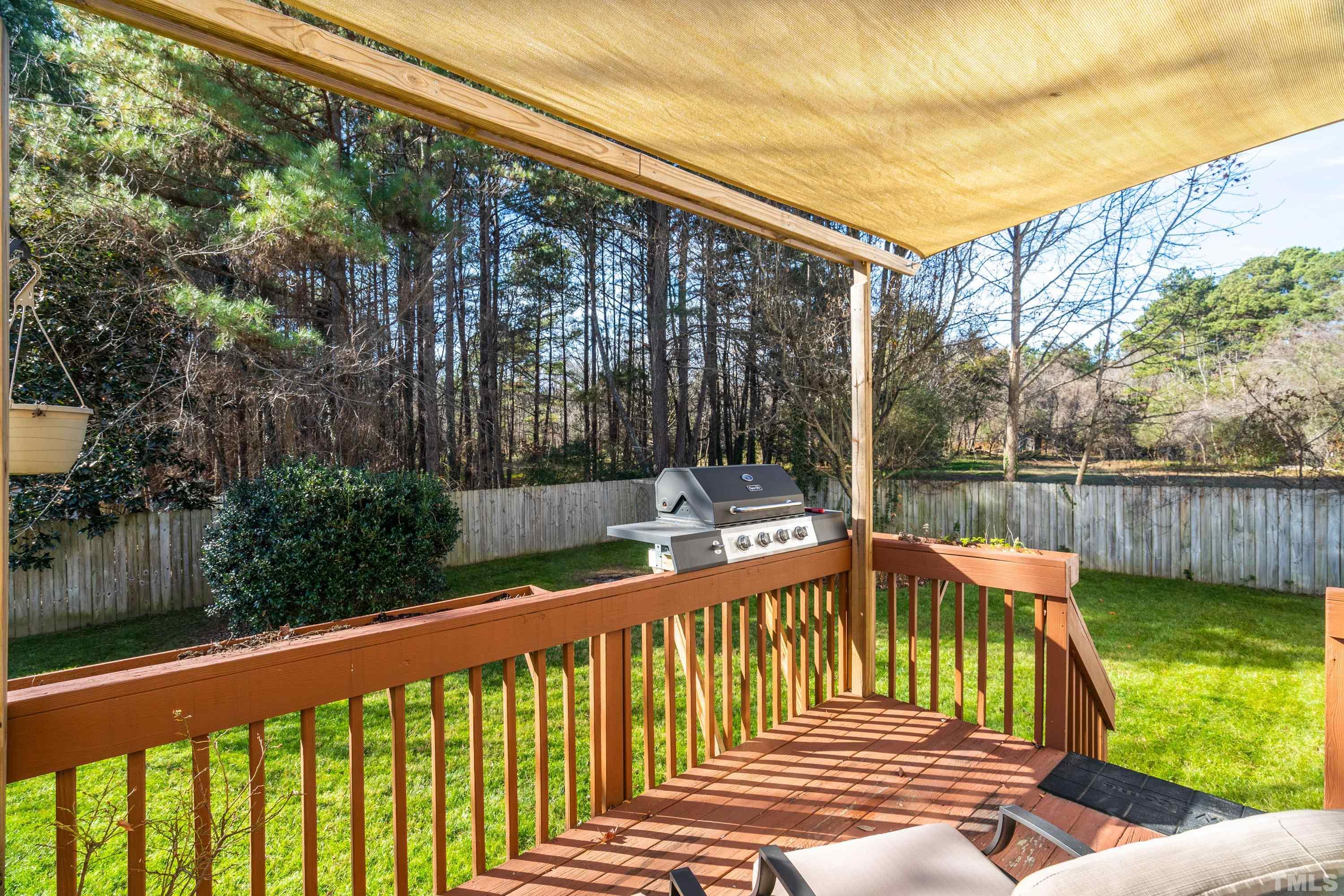 7405 Dorrington Trail Raleigh, NC 27615 - Photo 30 of 31 a view of balcony with furniture