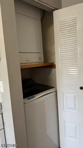 a close up view of washer and dryer