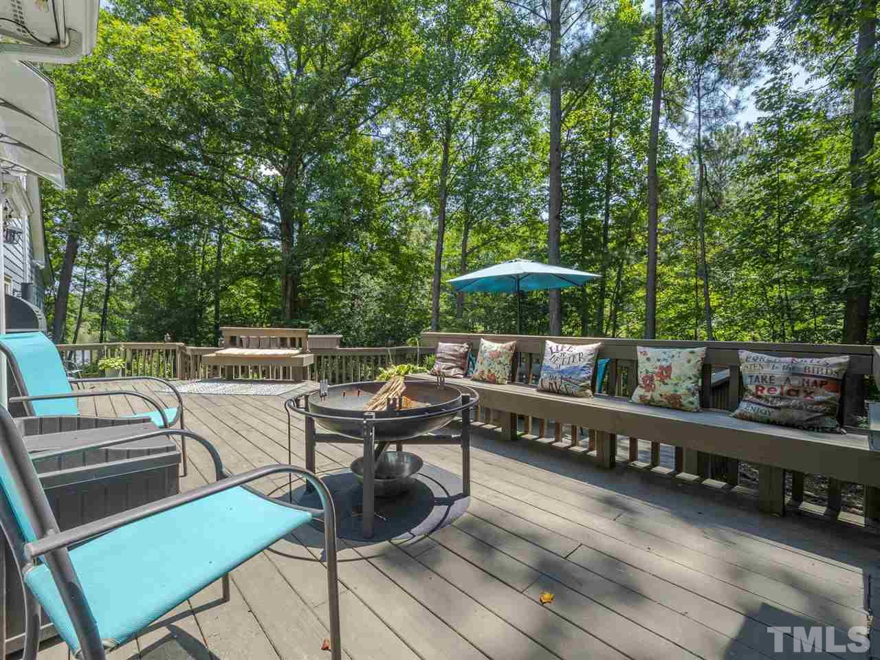 6108 Bur Trail Raleigh, NC 27616 - Photo 26 of 30 a view of a chairs and table in the patio
