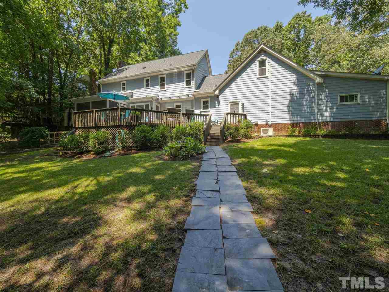 6108 Bur Trail Raleigh, NC 27616 - Photo 28 of 30 a front view of a house with yard