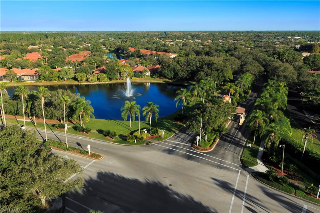 104 Napa Ridge Way Naples, FL 34119 - Photo 26 of 29 an aerial view of a house with a garden