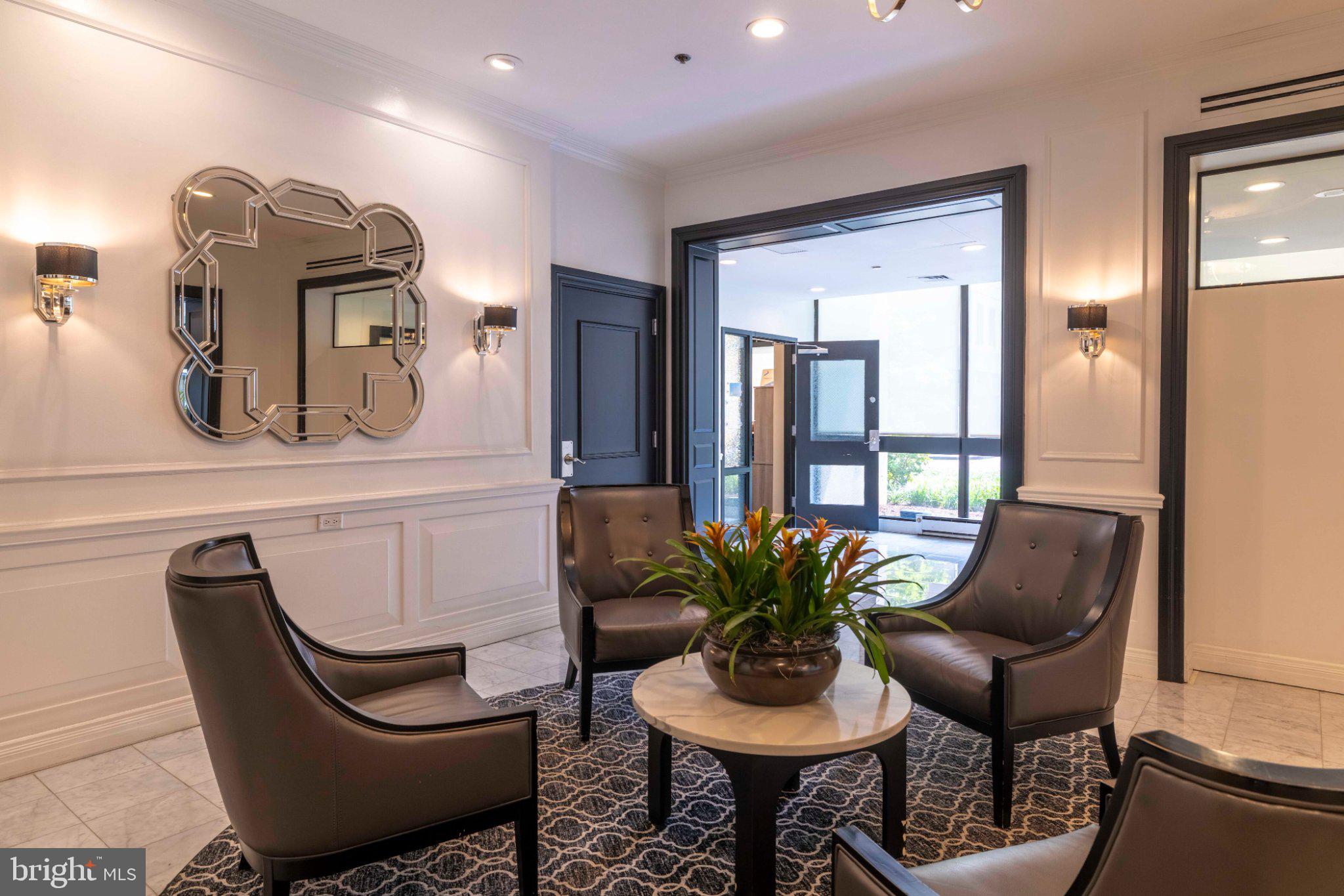 2001 Hamilton Street, Unit 1119 Philadelphia, PA 19130 - Photo 31 of 44 Elegant lobby with modern accents.