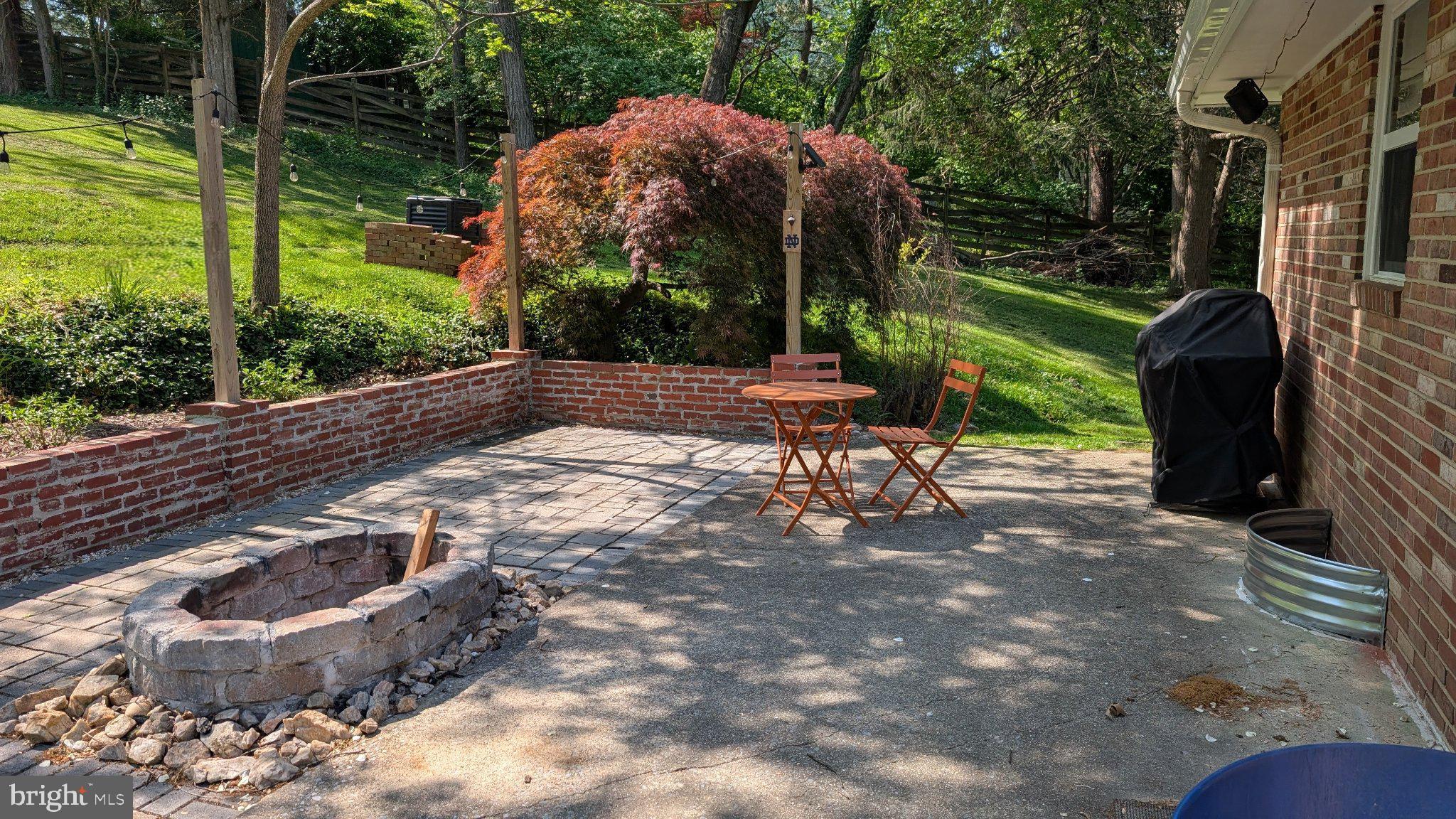 15715 Tierra Drive Silver Spring, MD 20906 - Photo 35 of 40 Charming patio with fire pit oasis.