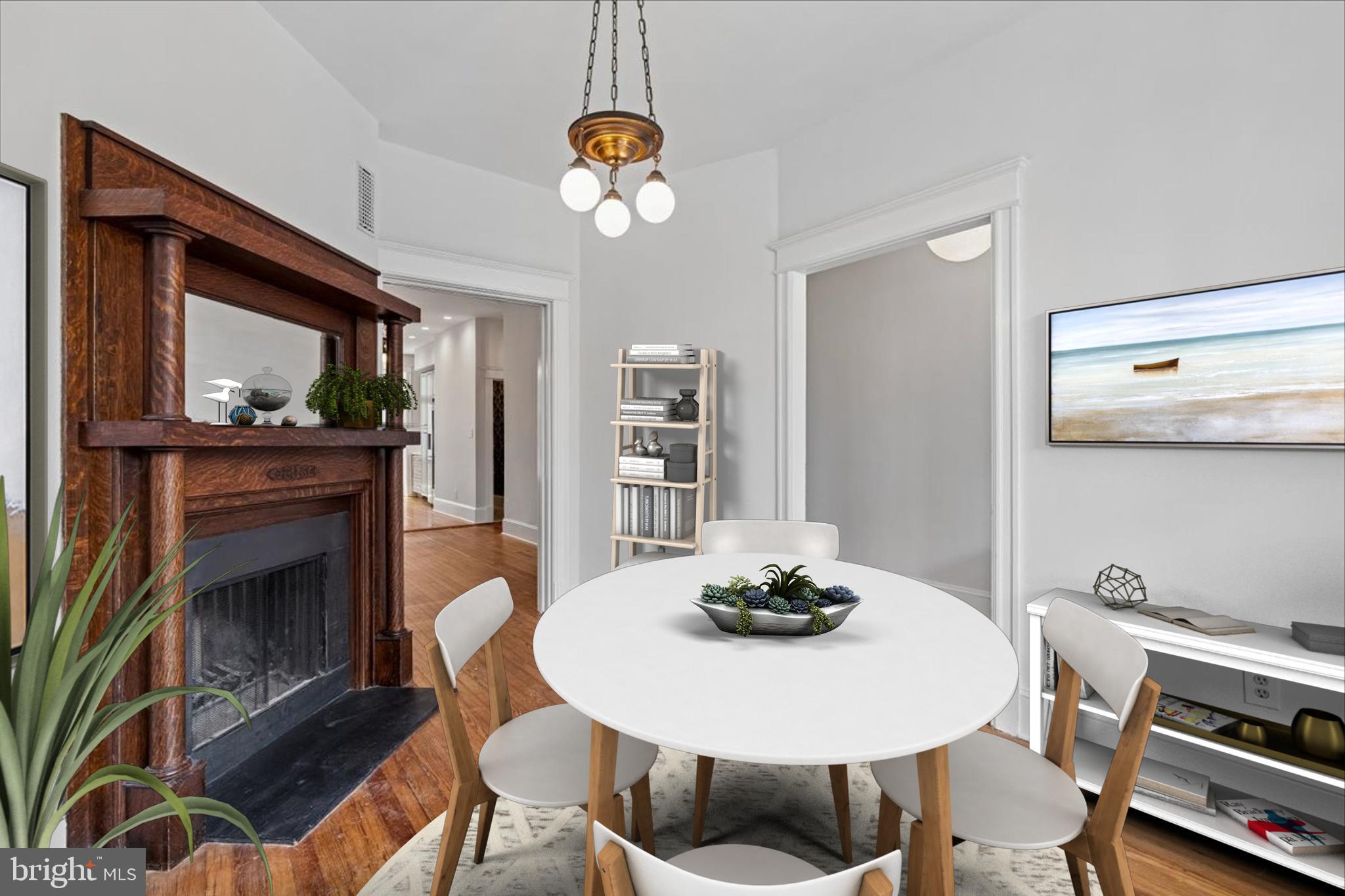 1105 G Street Southeast Washington, DC 20003 - Photo 14 of 51 Dining room, virtually staged