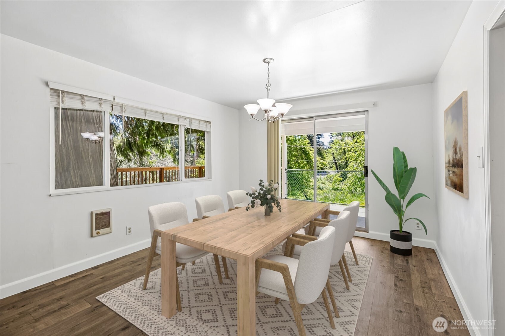 13710 Madrona Road Southwest Port Orchard, WA 98367 - Photo 11 of 40 a view of a dining room with furniture window and outside view