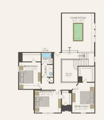 a picture of a bench in front of a mirror