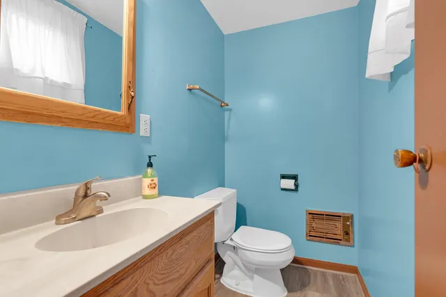a bathroom with a sink and a toilet