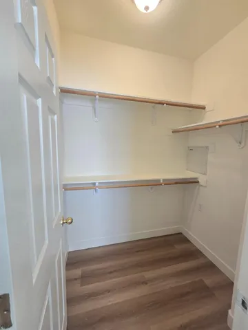 wooden floor in an empty room