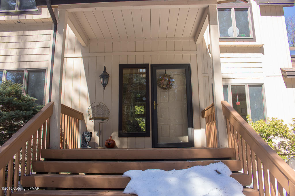 402 Sawmill Road Pocono Lake, PA 18347 - Photo 39 of 42 front porch/winter