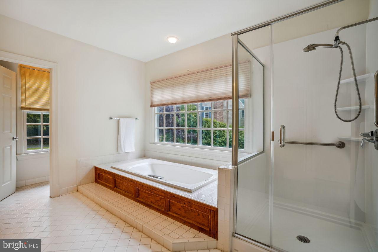 2311 Ridge Tree Court Ellicott City, MD 21042 - Photo 42 of 66 Primary Bath with Separate Shower & Jacuzzi Tub