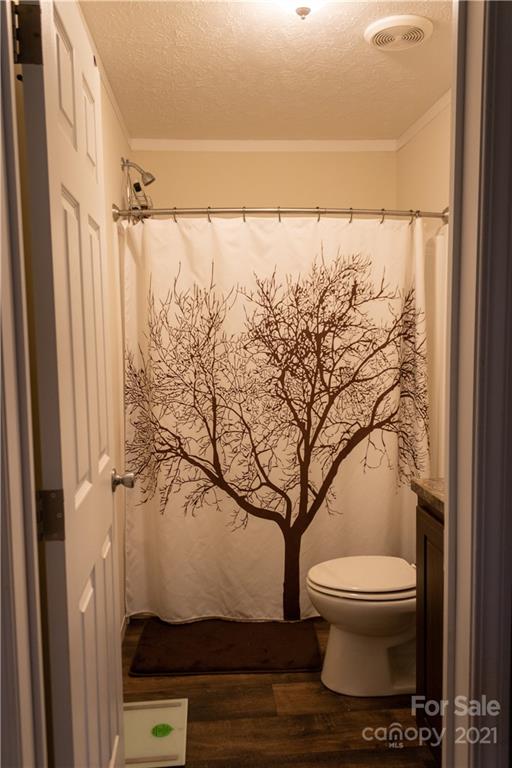 11 Fernwood Road Clyde, NC 28721 - Photo 17 of 26 a bathroom with a toilet sink and shower