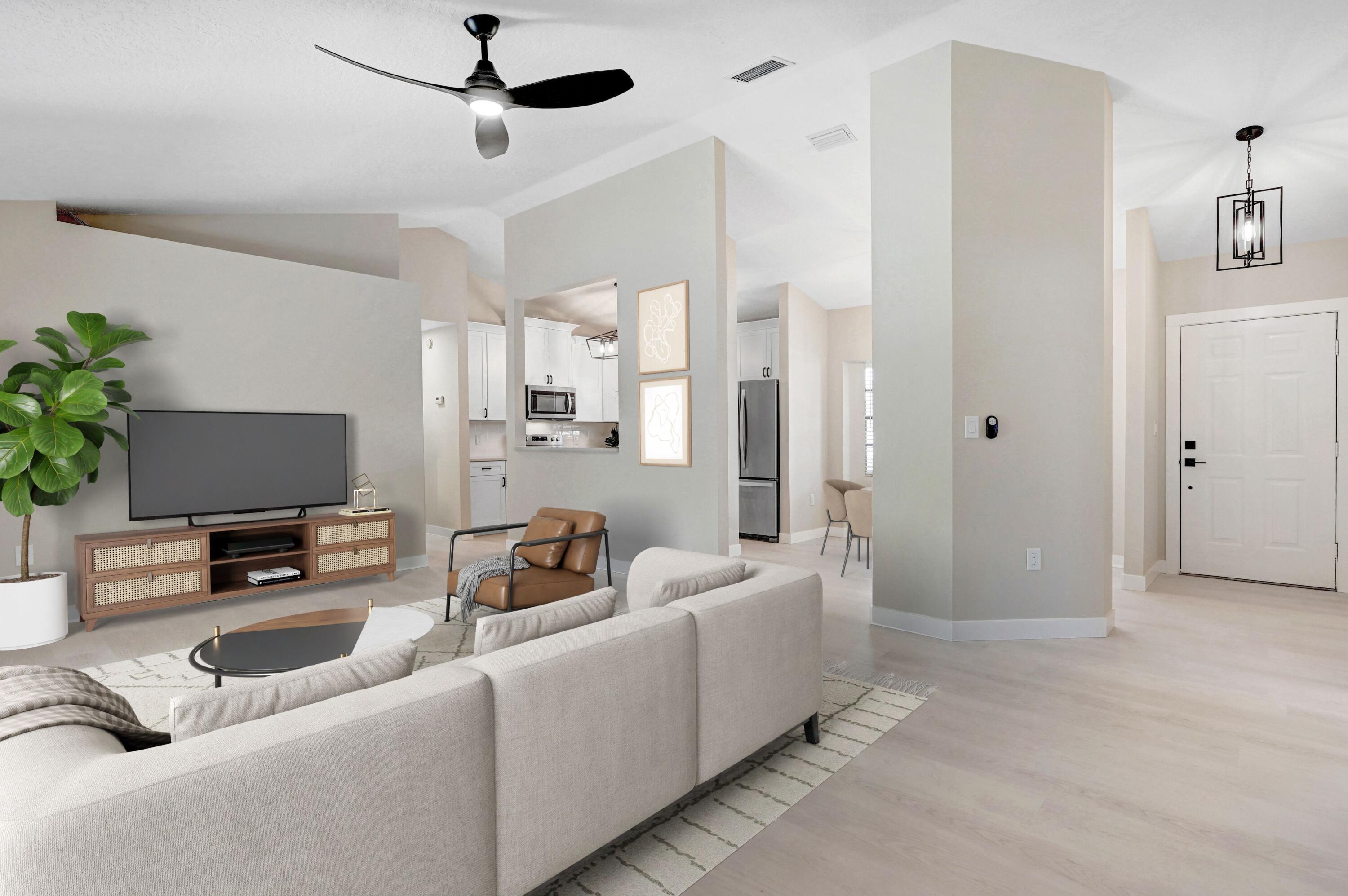 6325 Hudson Road Cocoa, FL 32927 - Photo 5 of 37 VIRTUAL - LIVING RM
