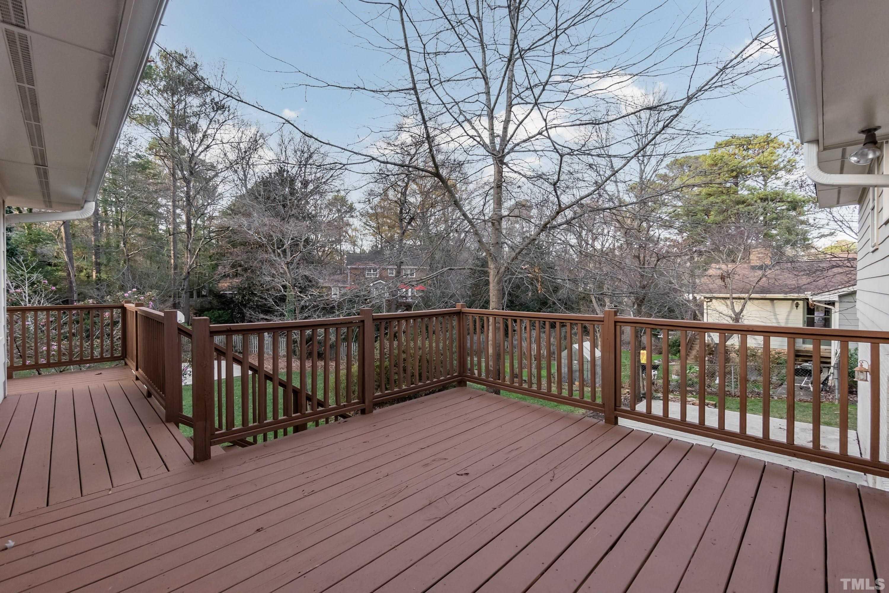 1104 Deboy Street Raleigh, NC 27606 - Photo 14 of 38 a view of balcony with wooden floor