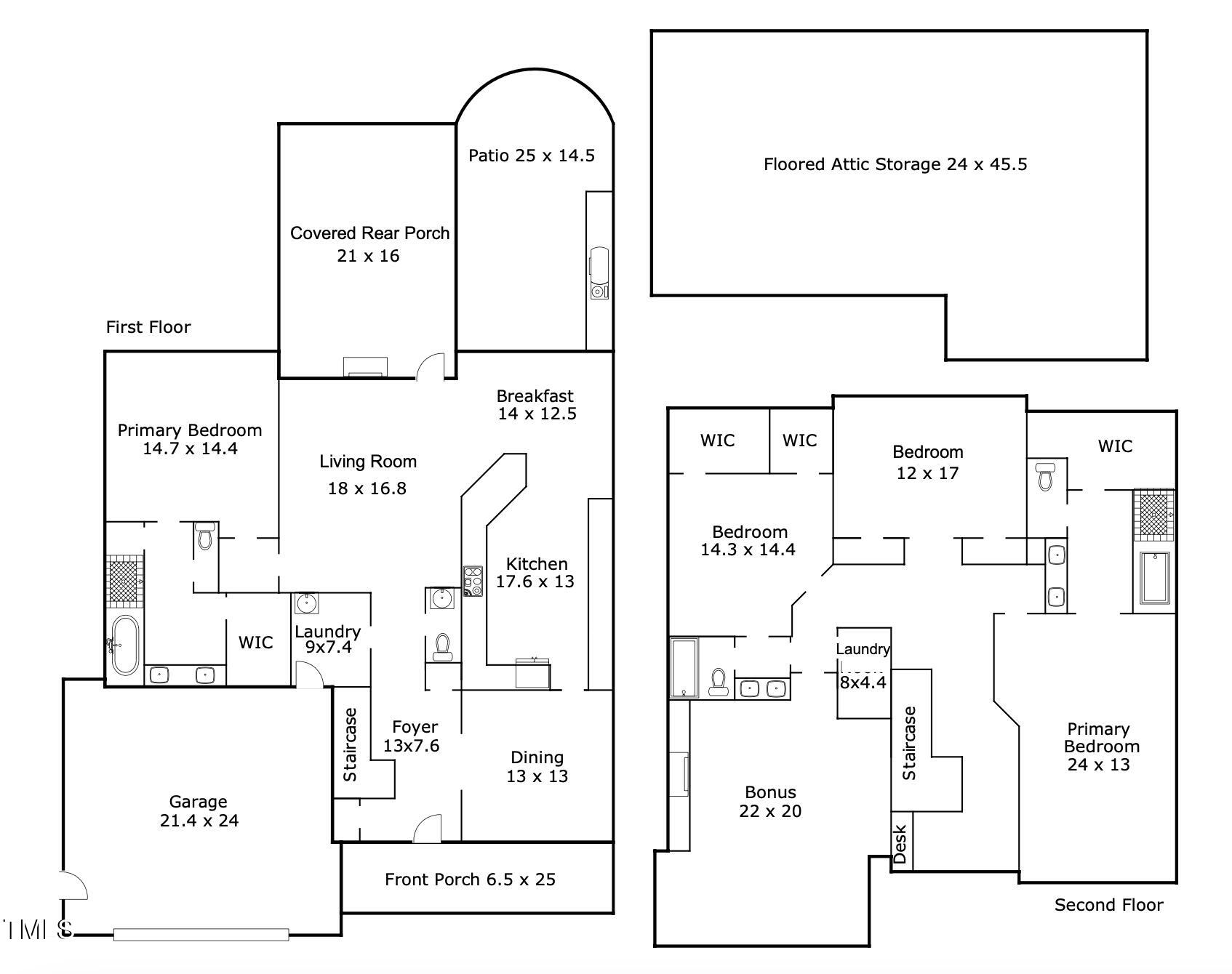 1881 Edith Drive Raleigh, NC 27612 - Photo 39 of 39 1881 Edith_Floor Plan Photo 2