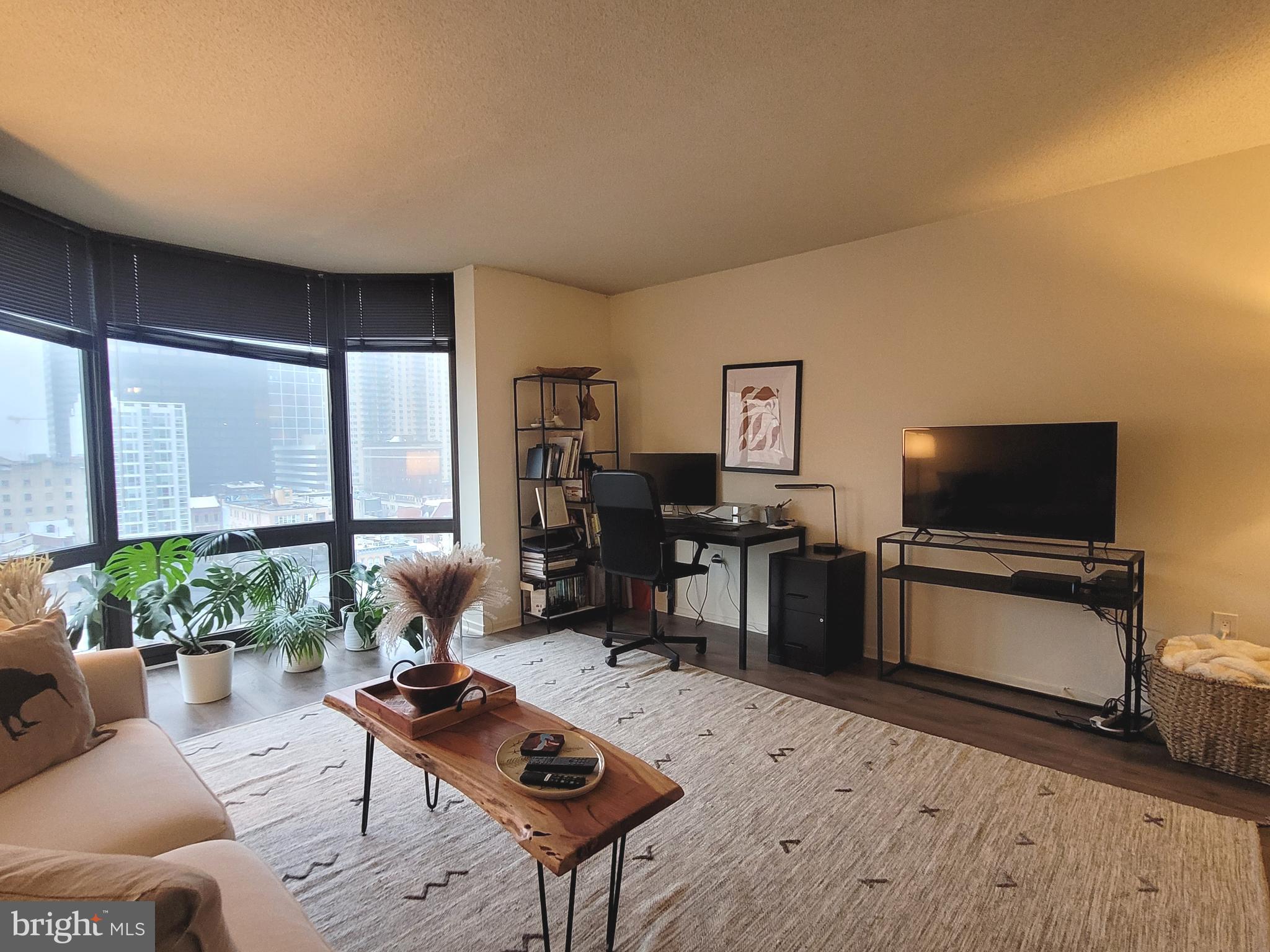 2020 Walnut Street, Unit 11A Philadelphia, PA 19103 - Photo 3 of 20 a living room with furniture and a flat screen tv