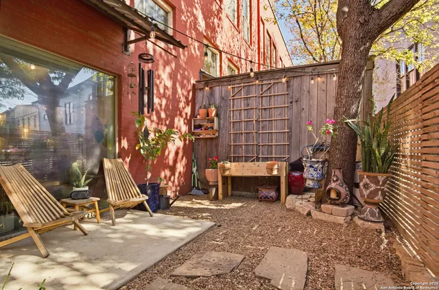a view of outdoor space and deck