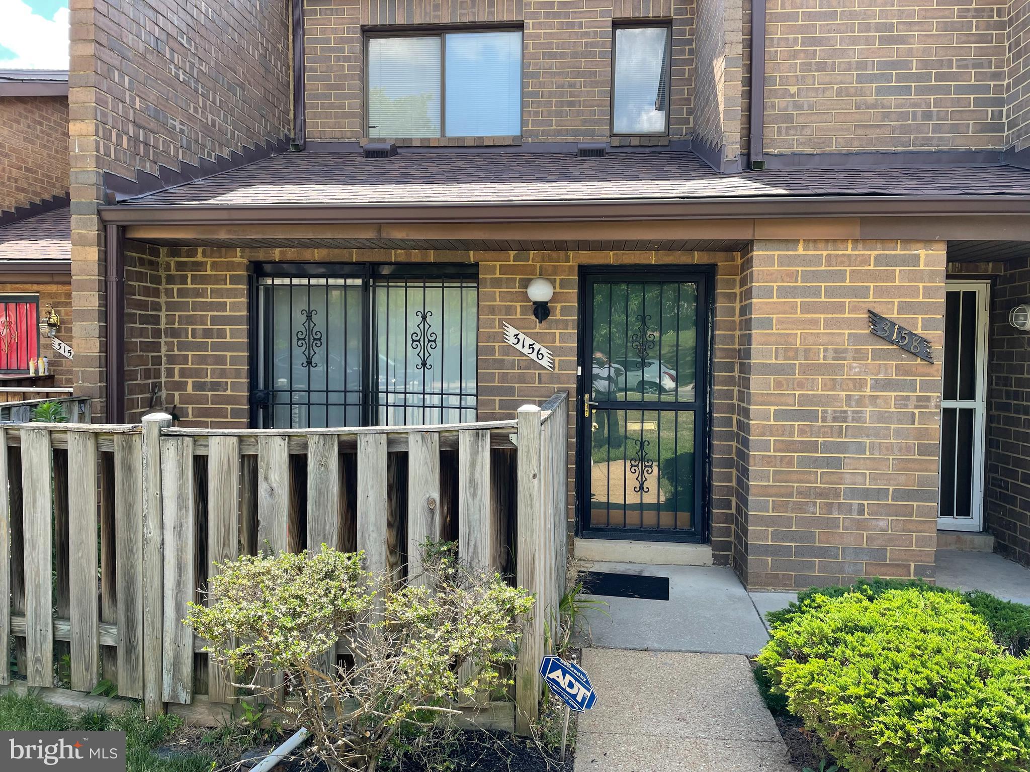 a view of a entryway door front of house