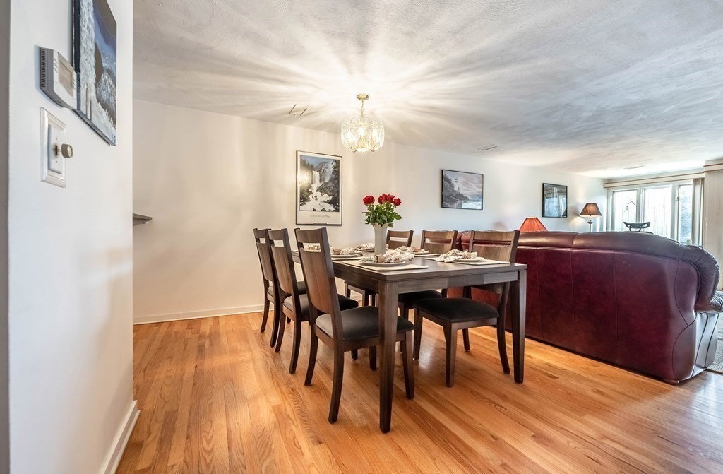 101 Mill Pond, Unit 101 North Andover, MA 01845 - Photo 8 of 27 a view of a dining room with furniture and wooden floor