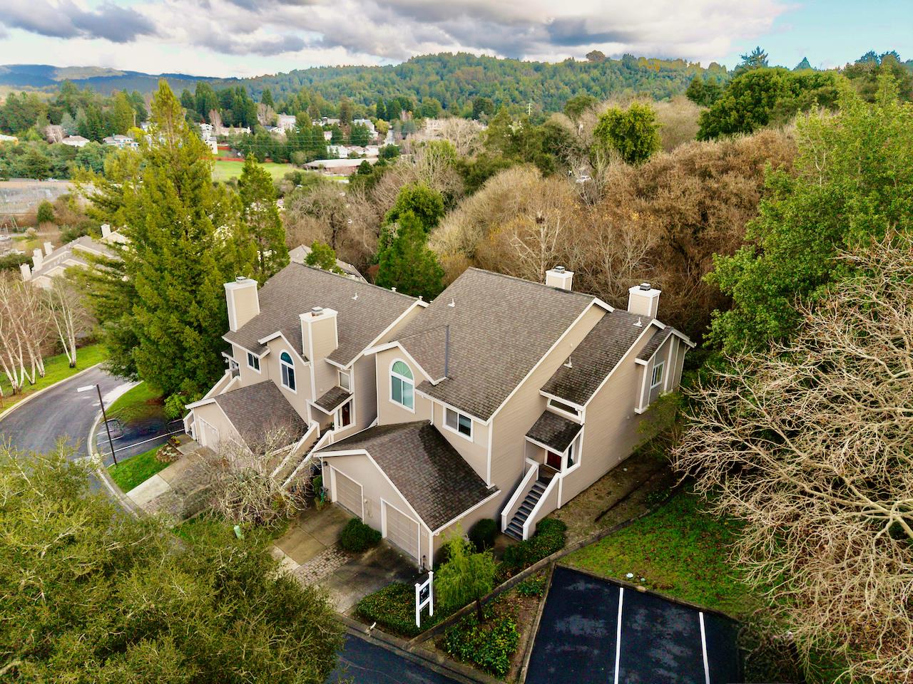 132 Arabian Way Scotts Valley, CA 95066 - Photo 1 of 82 an aerial view of multiple houses with yard