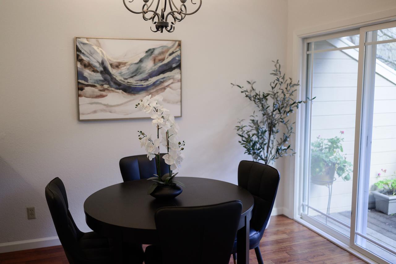 132 Arabian Way Scotts Valley, CA 95066 - Photo 13 of 82 a dining room with furniture and wooden floor