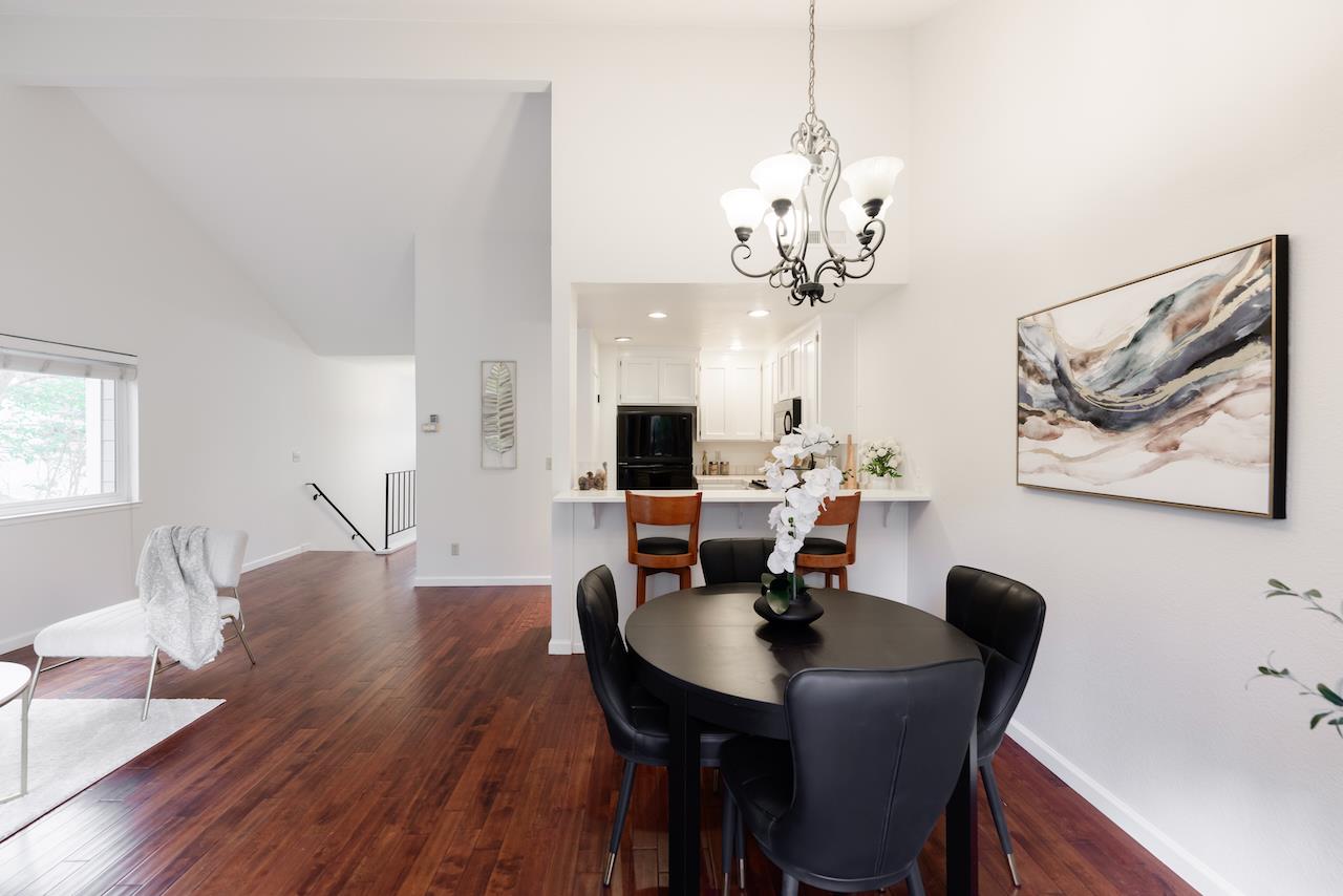 132 Arabian Way Scotts Valley, CA 95066 - Photo 15 of 82 a view of a dining room with furniture and wooden floor