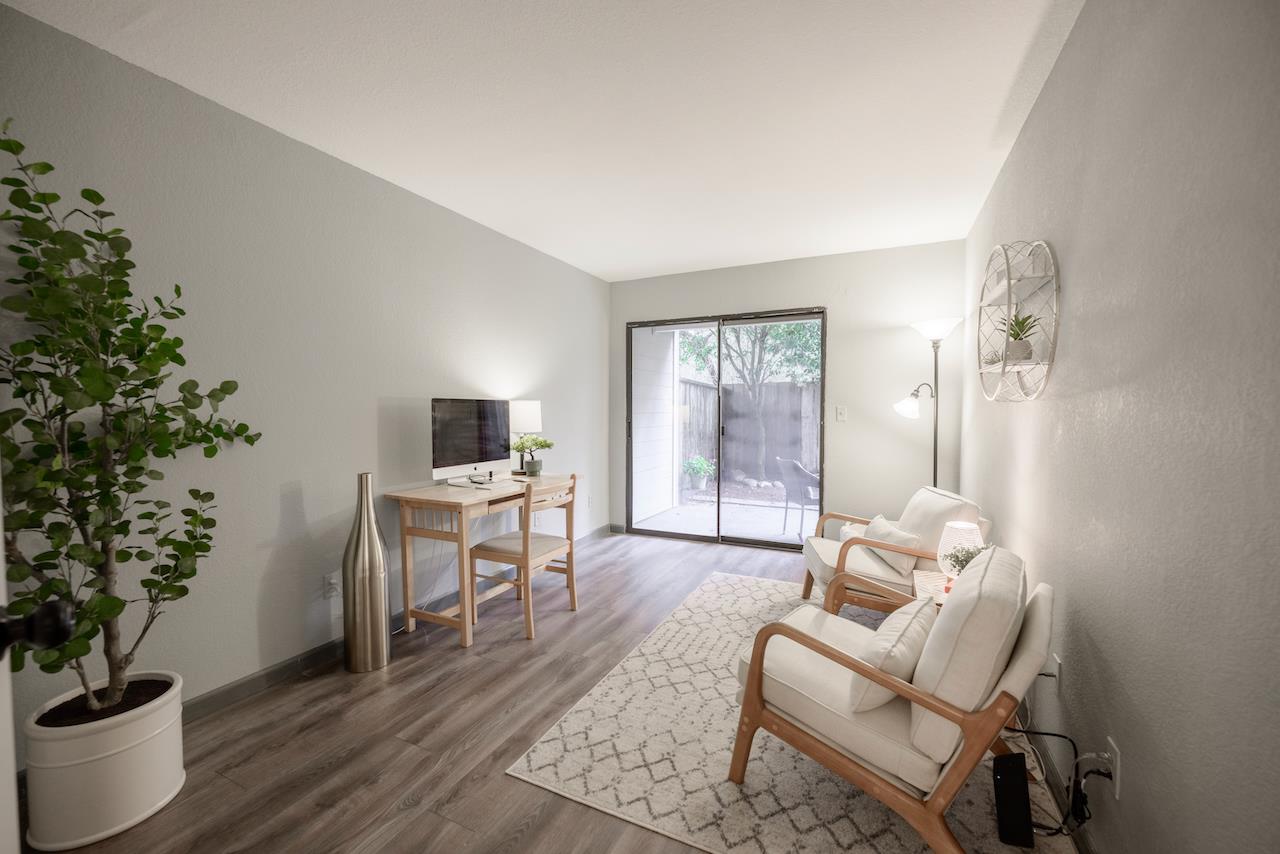 132 Arabian Way Scotts Valley, CA 95066 - Photo 55 of 82 a living room with furniture a potted plant and a window