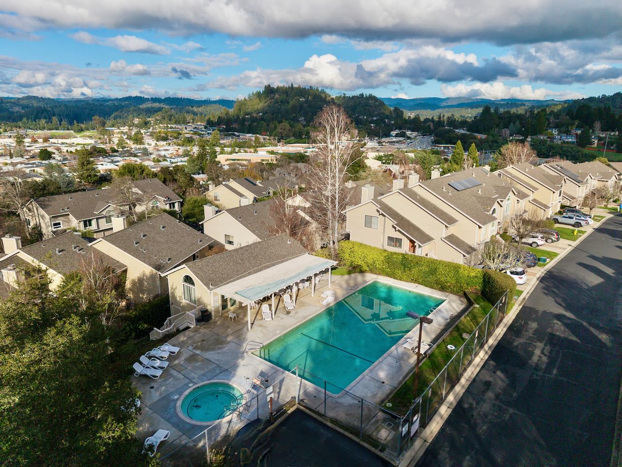 132 Arabian Way Scotts Valley, CA 95066 - Photo 69 of 82 an aerial view of a house with a ocean view