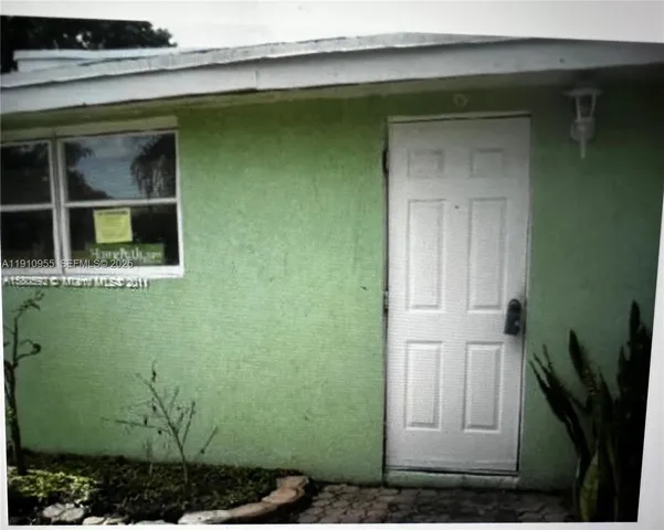 a view of a house with a window