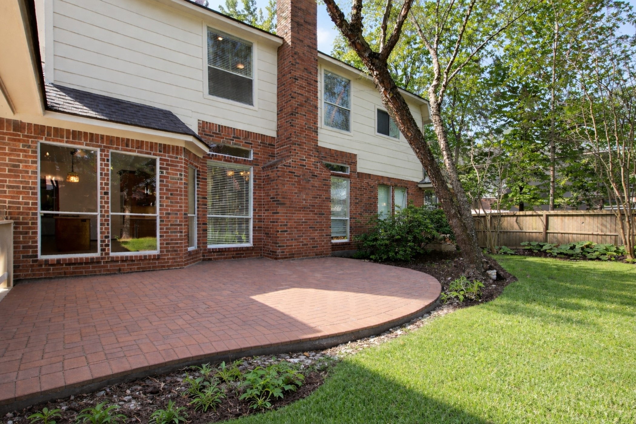 47 North Buck Ridge The Woodlands, TX 77381 - Photo 35 of 37 Brand new brick patio
