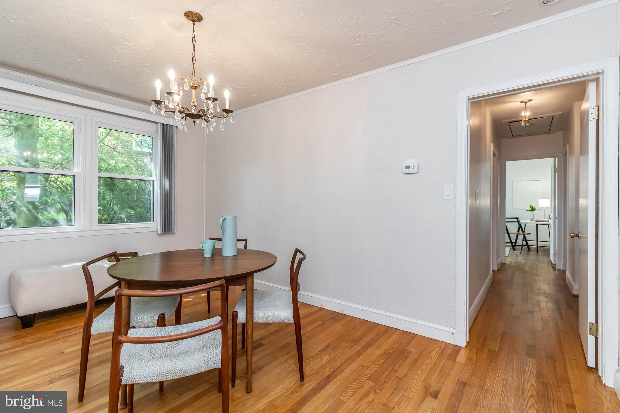 911 Weatherbee Road Baltimore, MD 21286 - Photo 24 of 34 Hall to bedrooms opens from kitchen and DR