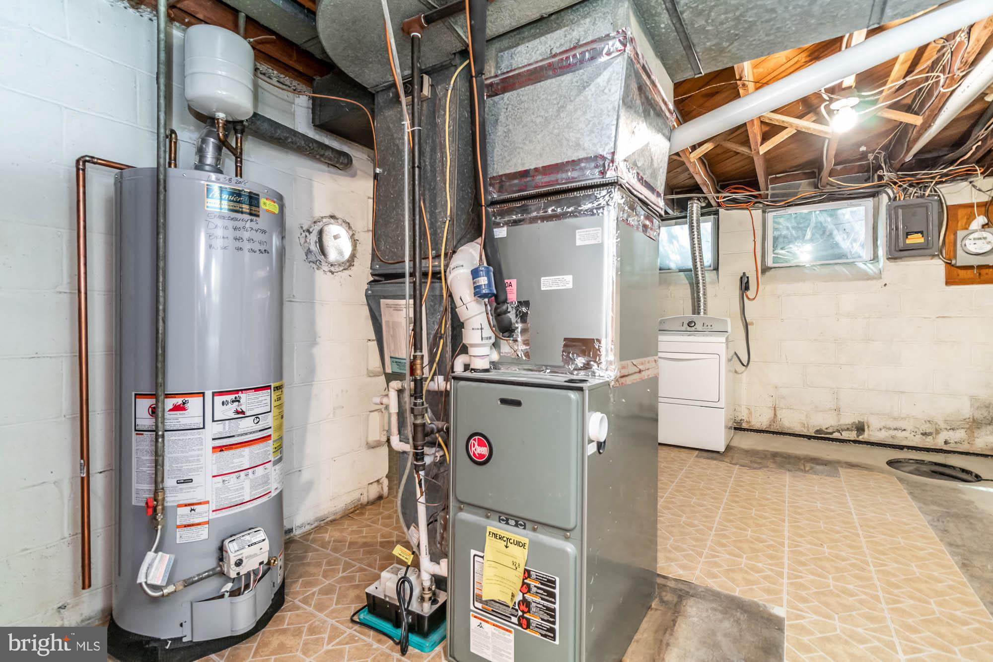 911 Weatherbee Road Baltimore, MD 21286 - Photo 31 of 34 Replaced Water heater and high efficiency HVAC!