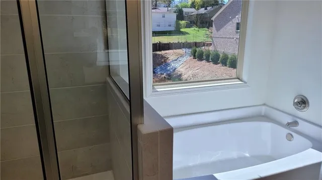 a view of small space with empty racks