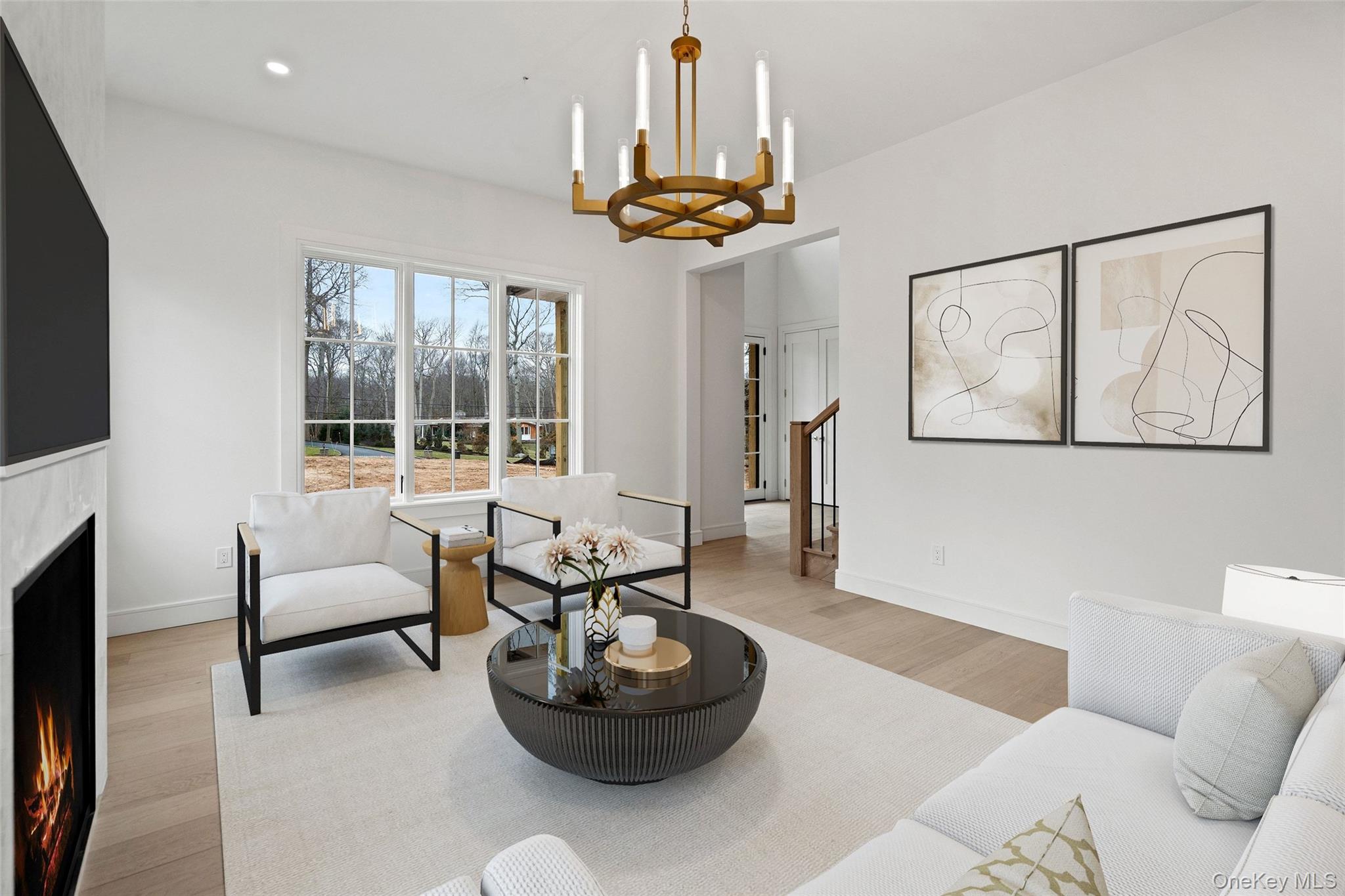 9 Wilderness Road St. James, NY 11780 - Photo 13 of 45 Formal LR with White Oak Flooring, Fireplace