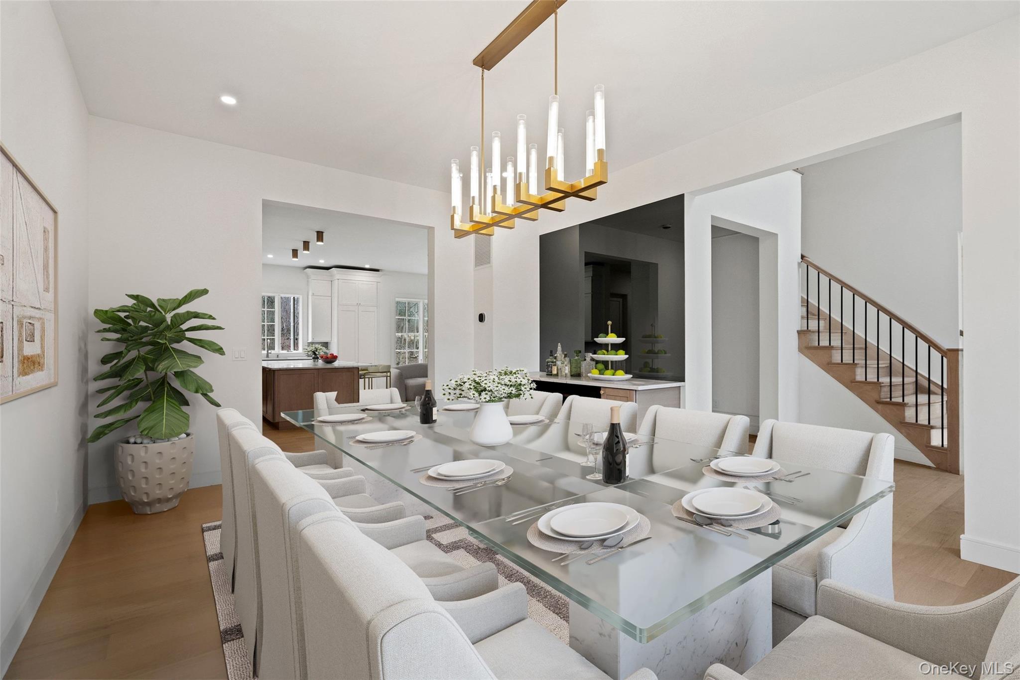 9 Wilderness Road St. James, NY 11780 - Photo 14 of 44 Formal DR, Wide Plank White Oak Flooring, Built In Dry Bar with 2 Wine/Beverage Fridges