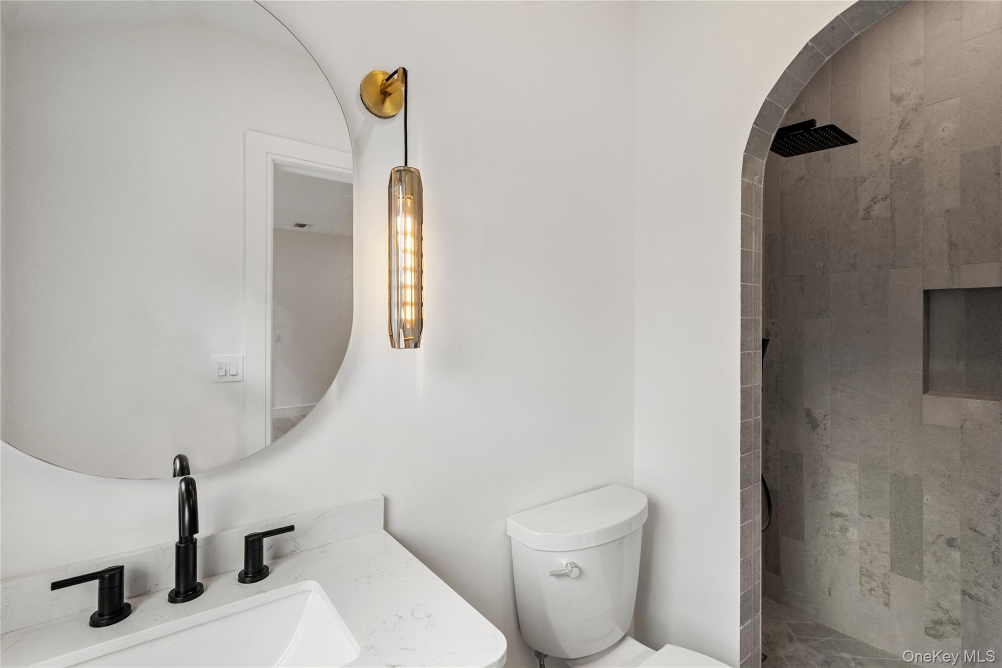 9 Wilderness Road St. James, NY 11780 - Photo 35 of 44 Junior En-Suite Full Bath, Walk In Shower with Rounded Archway