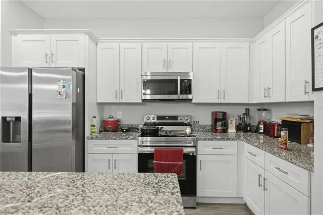 an aerial view of a tennis ground and large trees