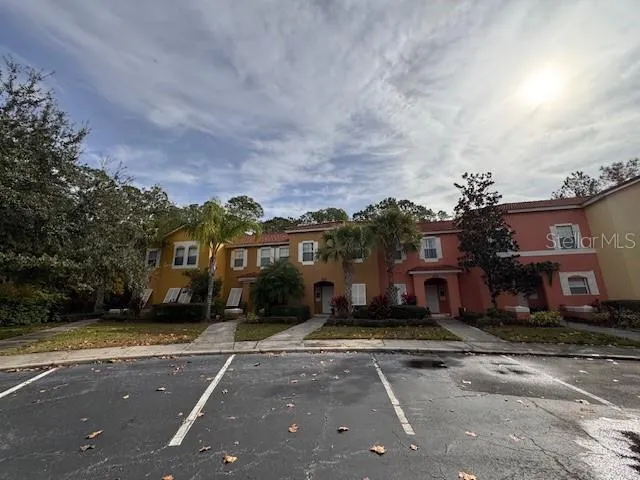 front view of a house with a street