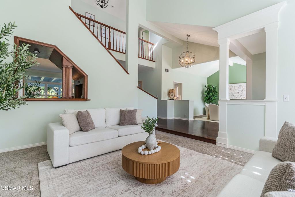 637 Bluegrass Street Simi Valley, CA 93065 - Photo 11 of 67 a living room with furniture and a potted plant
