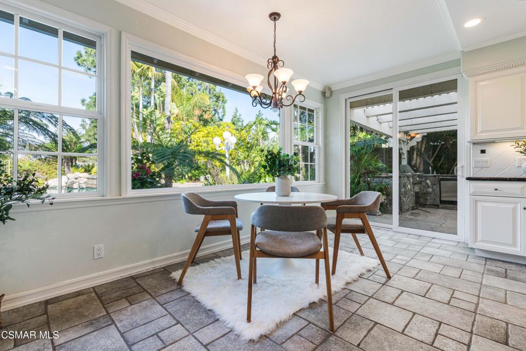 637 Bluegrass Street Simi Valley, CA 93065 - Photo 26 of 67 a view of a dining room with furniture window and outside view