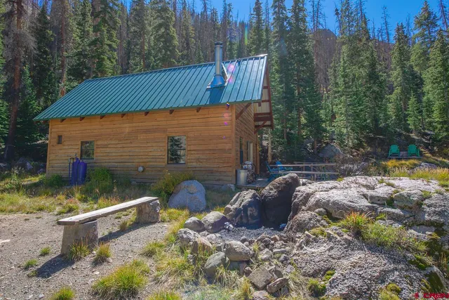 a backyard of a house